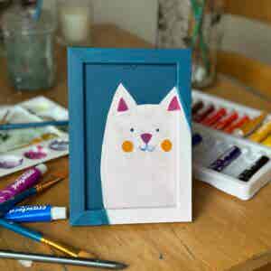 Acrylic Painted Photo Frame