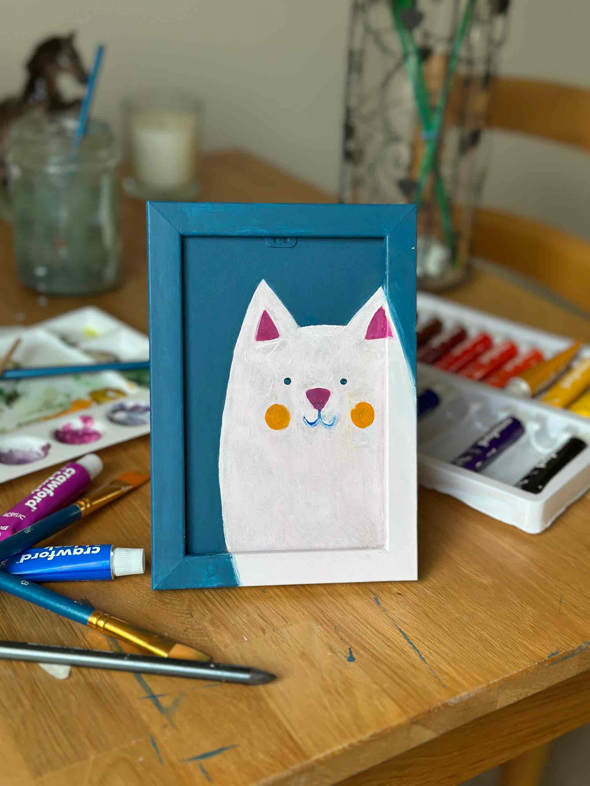 Personalized Acrylic Pet Illustration Frame - Image 3