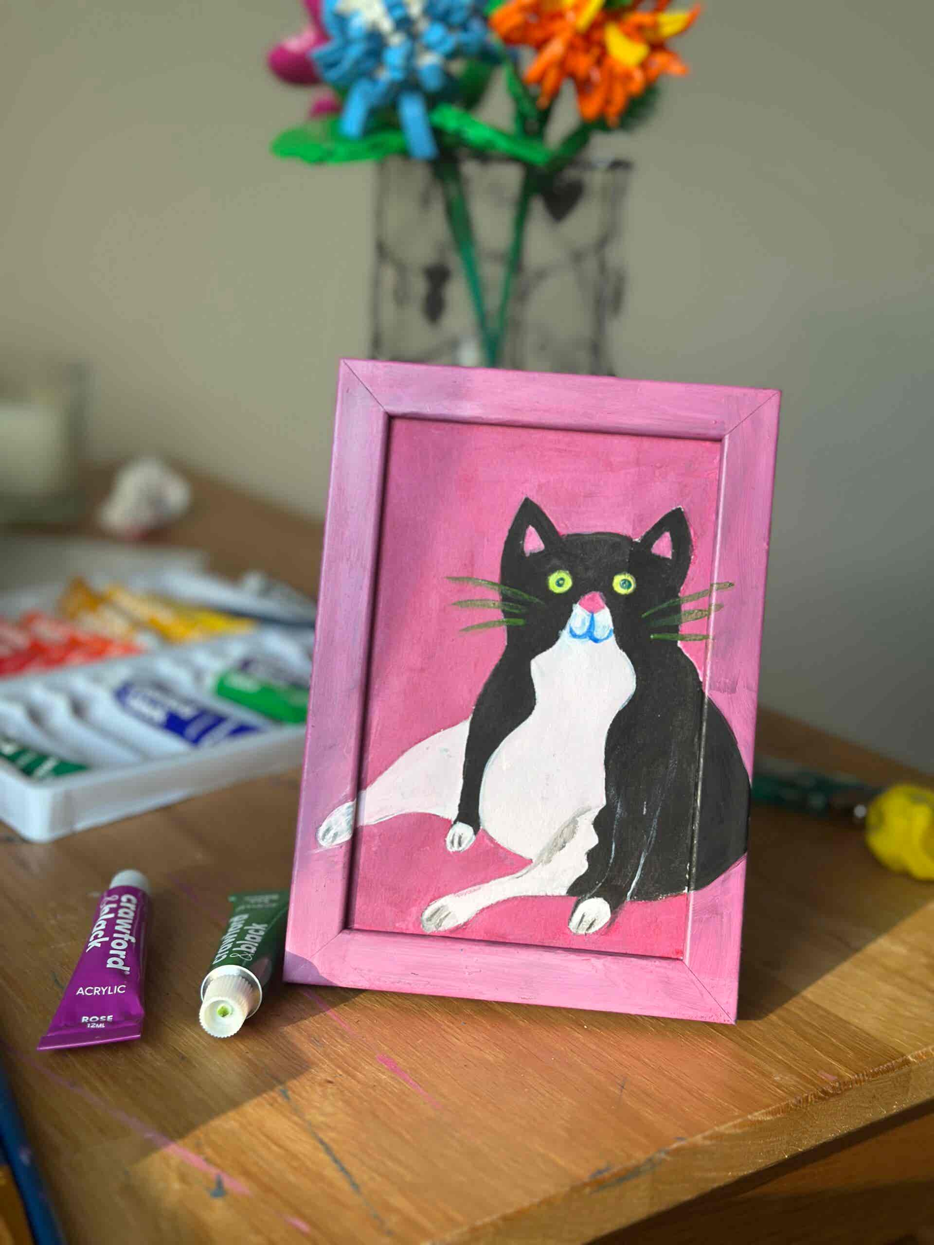 Personalized Acrylic Pet Illustration Frame - Image 5