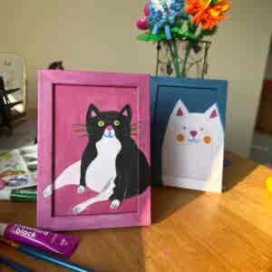 Personalized Acrylic Pet Illustration Frame